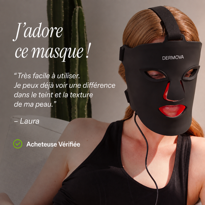 DERMOVA Masque LED Visage & Cou