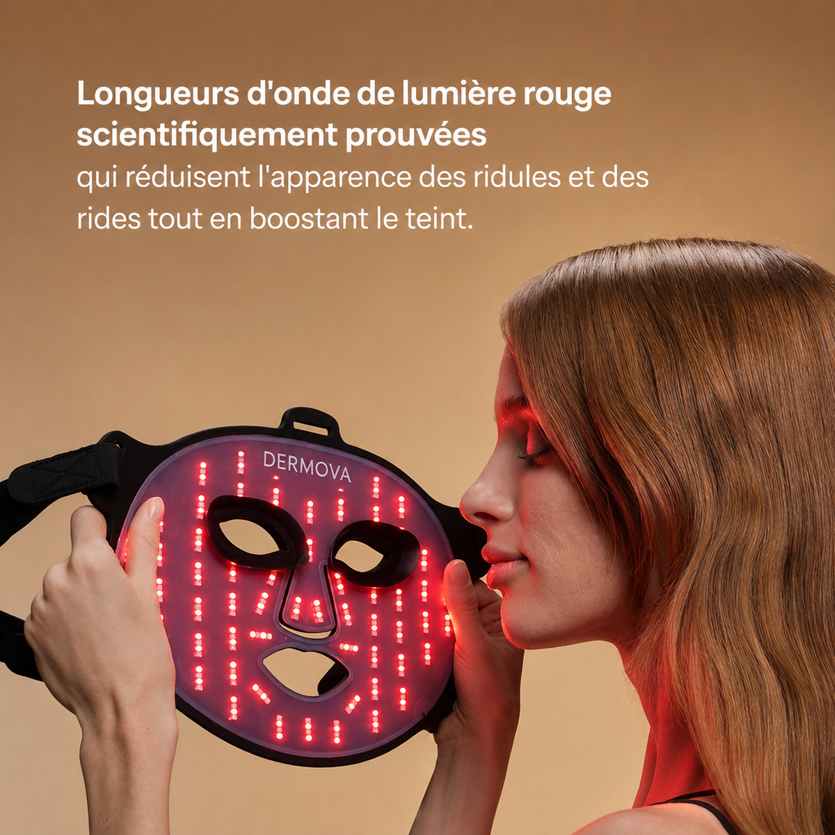 DERMOVA Masque LED Visage & Cou